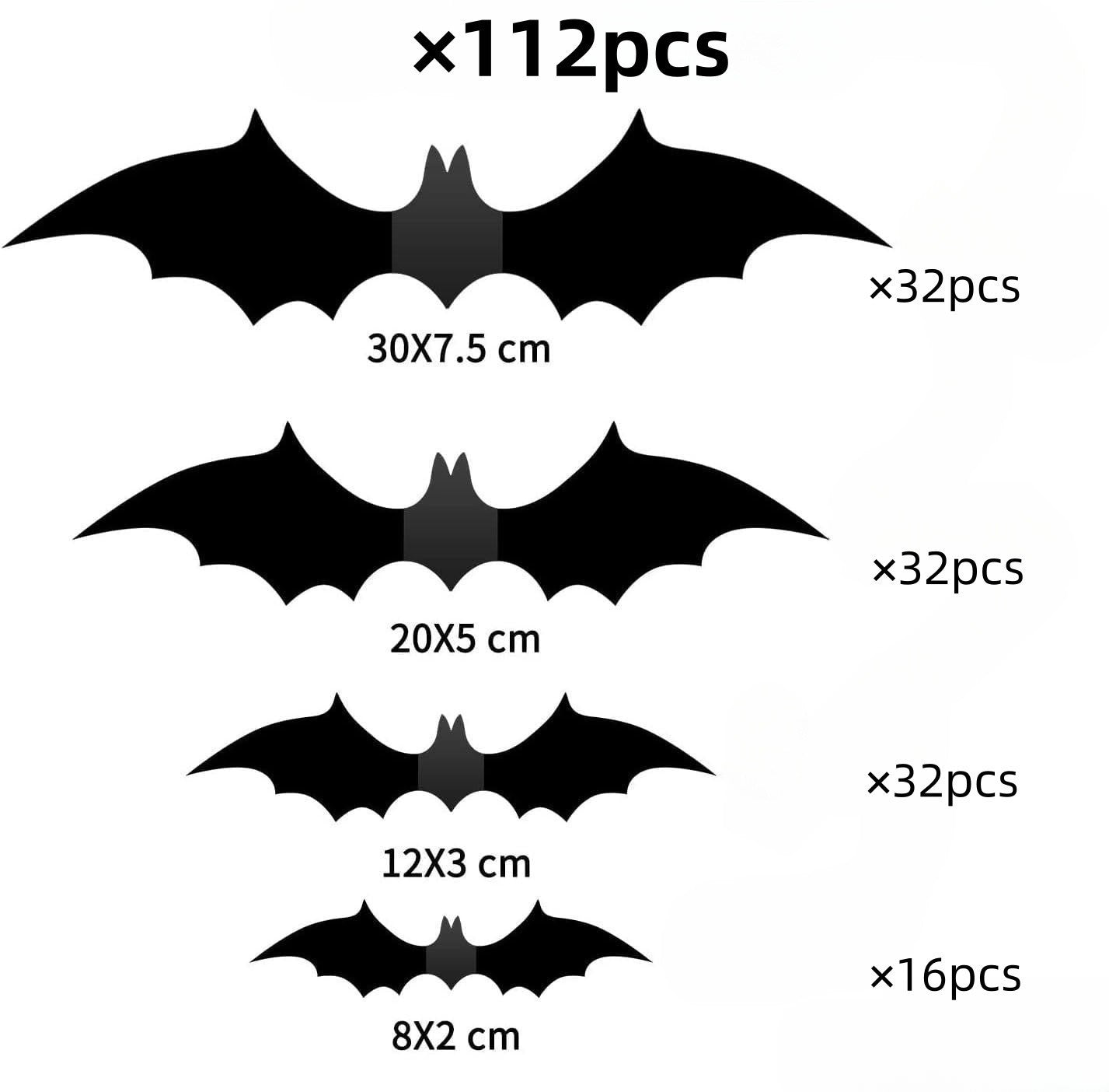 Halloween Decorations Bats Wall Decor Halloween Party Decorations Indoor Outdoor