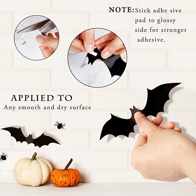 Halloween Decorations Bats Wall Decor Halloween Party Decorations Indoor Outdoor