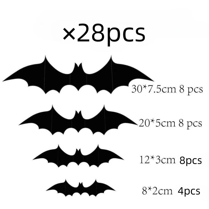 Halloween Decorations Bats Wall Decor Halloween Party Decorations Indoor Outdoor