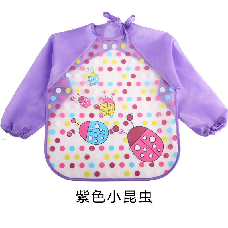 Children's Gown Long Sleeve Kids Waterproof Meal Baby Apron Painting Clothes Bib Protective Clothing Bettertoshop.com