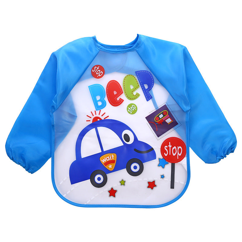 Children's Gown Long Sleeve Kids Waterproof Meal Baby Apron Painting Clothes Bib Protective Clothing Bettertoshop.com