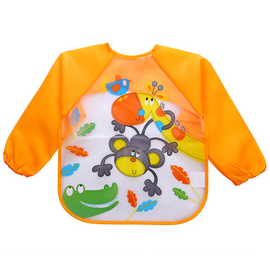 Children's Gown Long Sleeve Kids Waterproof Meal Baby Apron Painting Clothes Bib Protective Clothing Bettertoshop.com