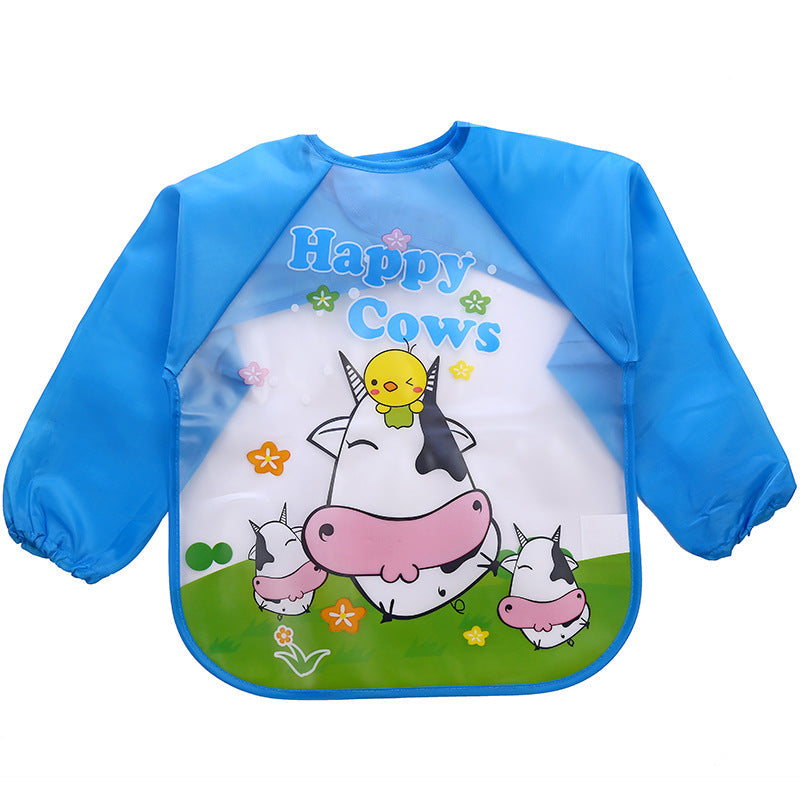 Children's Gown Long Sleeve Kids Waterproof Meal Baby Apron Painting Clothes Bib Protective Clothing Bettertoshop.com