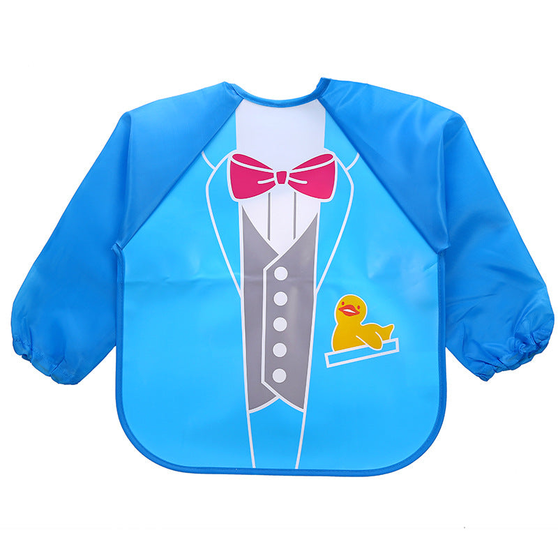 Children's Gown Long Sleeve Kids Waterproof Meal Baby Apron Painting Clothes Bib Protective Clothing Bettertoshop.com