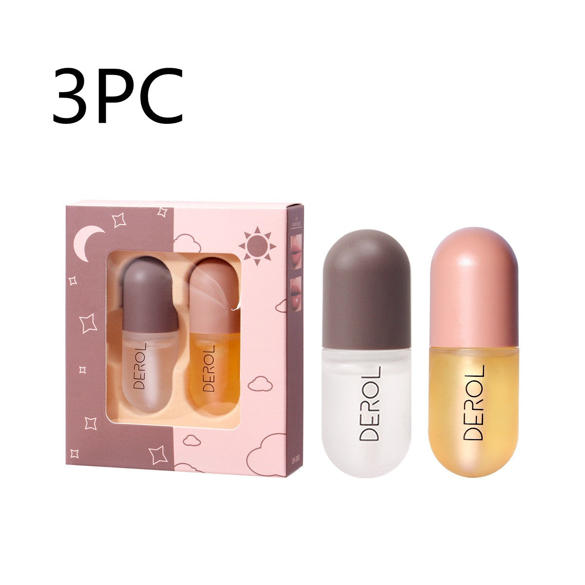 Day Night Instant Volume Lip Plumper Oil Clear Lasting Nourishing Repairing Reduce Lip Fine Line Care Lip Beauty Cosmetic Bettertoshop.com