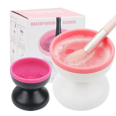 Electric Makeup Brush Cleaner Machine Portable Automatic USB Cosmetic Brush Cleaner Tools For All Size Beauty Makeup Brushes Set Bettertoshop.com