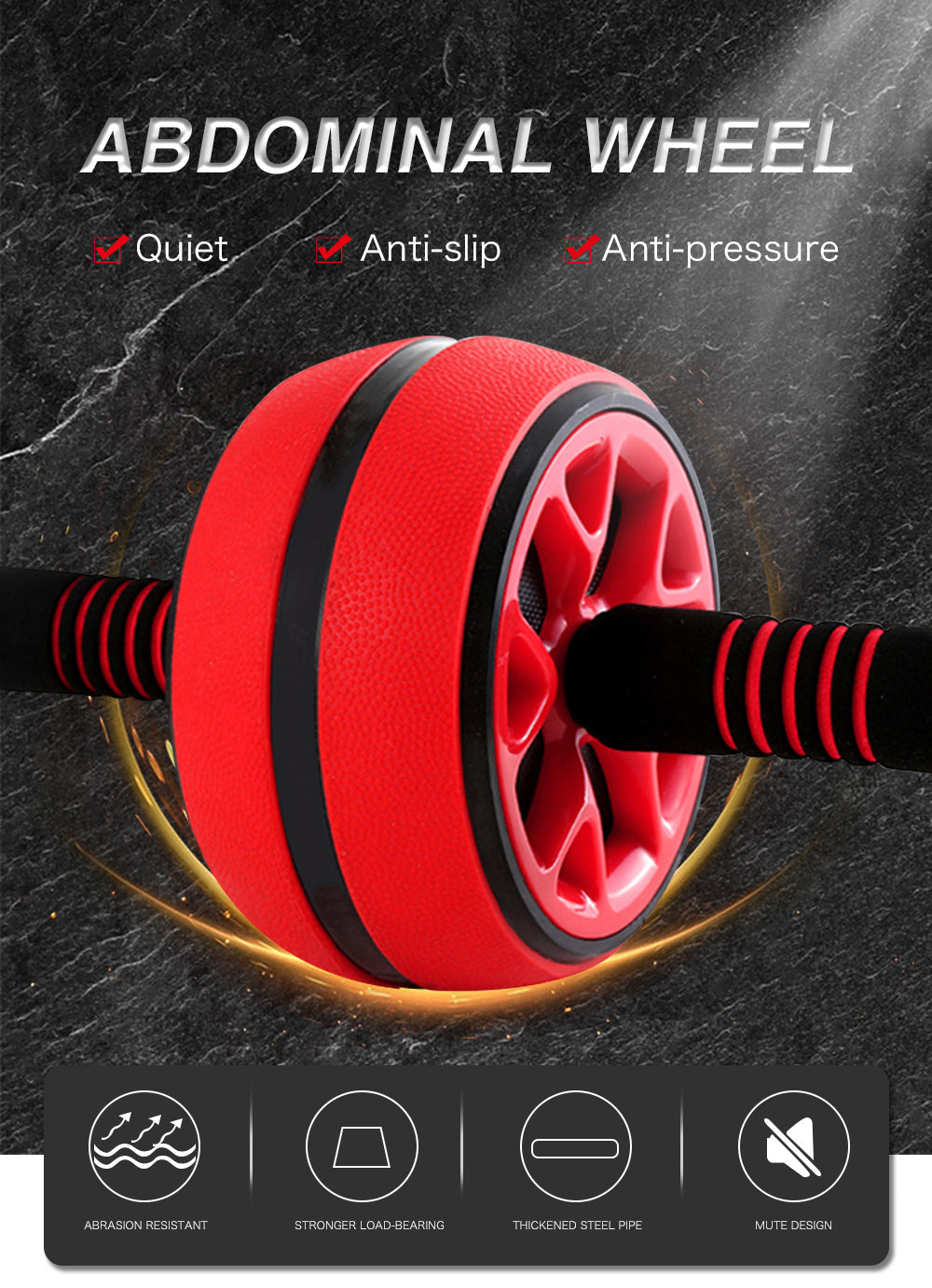 Fitness Abdominal Wheel Bettertoshop.com
