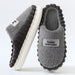 Home Slippers For Men Thick-soled Color-block Letters Fluffy Fleece  House Shoes Winter Indoor Warm Slip On Floor Bedroom Slipper Bettertoshop.com