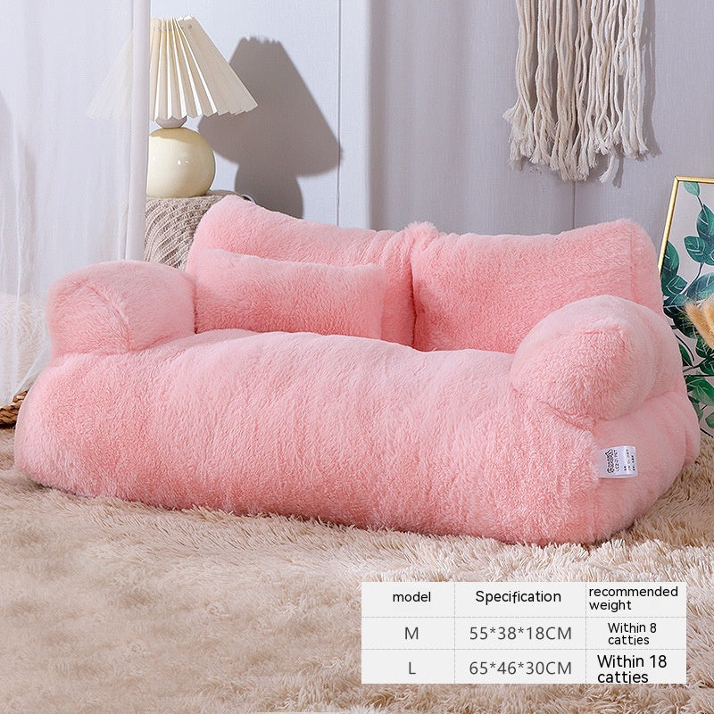 Luxury Cat Bed Sofa Winter Warm Cat Nest Pet Bed For Small Medium Dogs Cats Comfortable Plush Puppy Bed Pet Supplies Bettertoshop.com