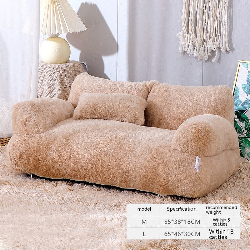 Luxury Cat Bed Sofa Winter Warm Cat Nest Pet Bed For Small Medium Dogs Cats Comfortable Plush Puppy Bed Pet Supplies Bettertoshop.com