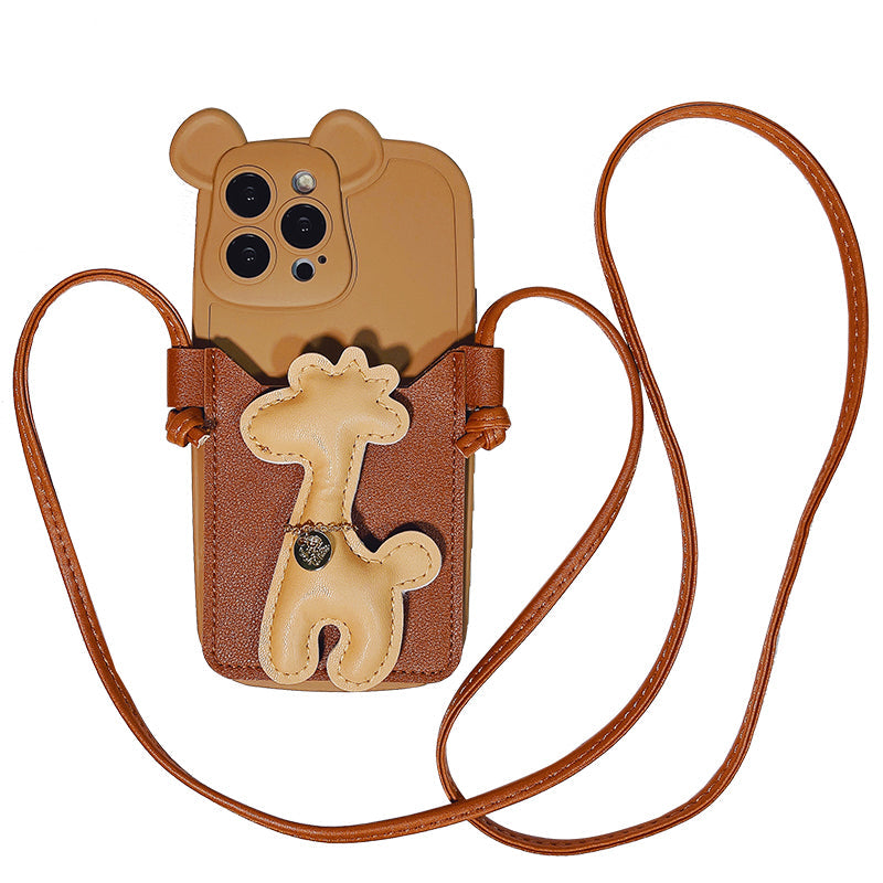 Messenger Giraffe Silicone Phone Cases Bettertoshop.com