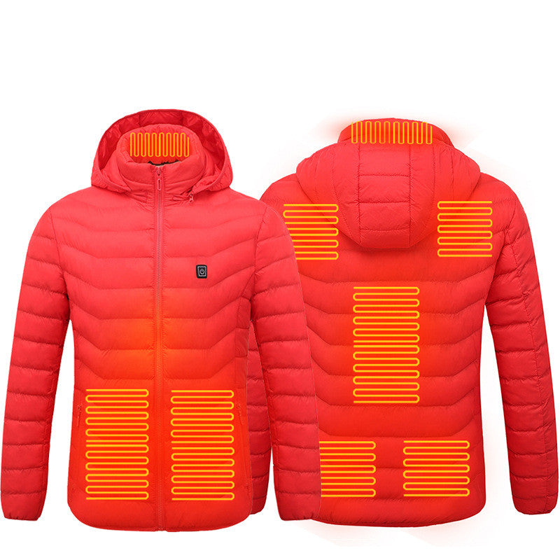 New Heated Jacket Coat USB Electric Jacket Cotton Coat Heater Thermal Clothing Heating Vest Men's Clothes Winter Bettertoshop.com