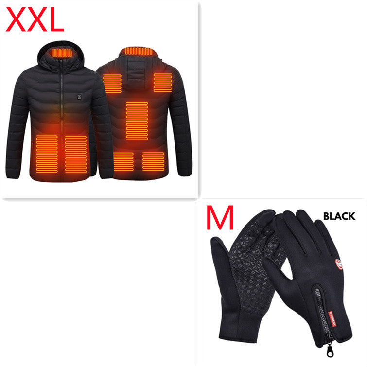 New Heated Jacket Coat USB Electric Jacket Cotton Coat Heater Thermal Clothing Heating Vest Men's Clothes Winter Bettertoshop.com