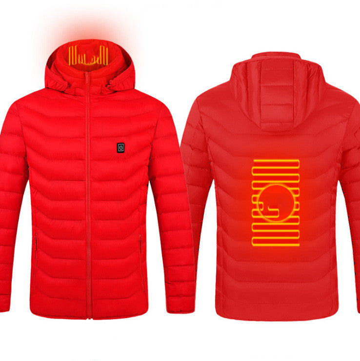 New Heated Jacket Coat USB Electric Jacket Cotton Coat Heater Thermal Clothing Heating Vest Men's Clothes Winter Bettertoshop.com