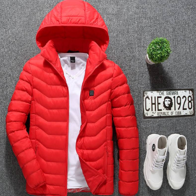 New Heated Jacket Coat USB Electric Jacket Cotton Coat Heater Thermal Clothing Heating Vest Men's Clothes Winter Bettertoshop.com