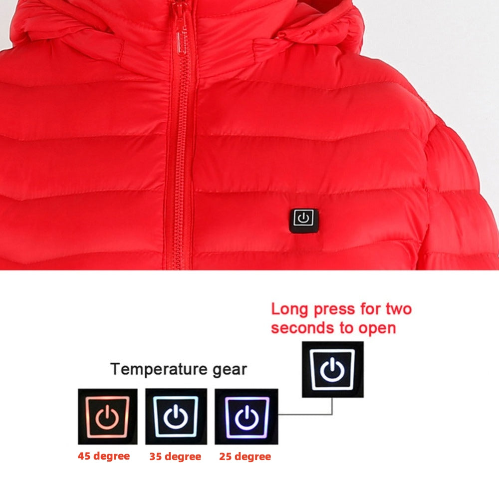 New Heated Jacket Coat USB Electric Jacket Cotton Coat Heater Thermal Clothing Heating Vest Men's Clothes Winter Bettertoshop.com