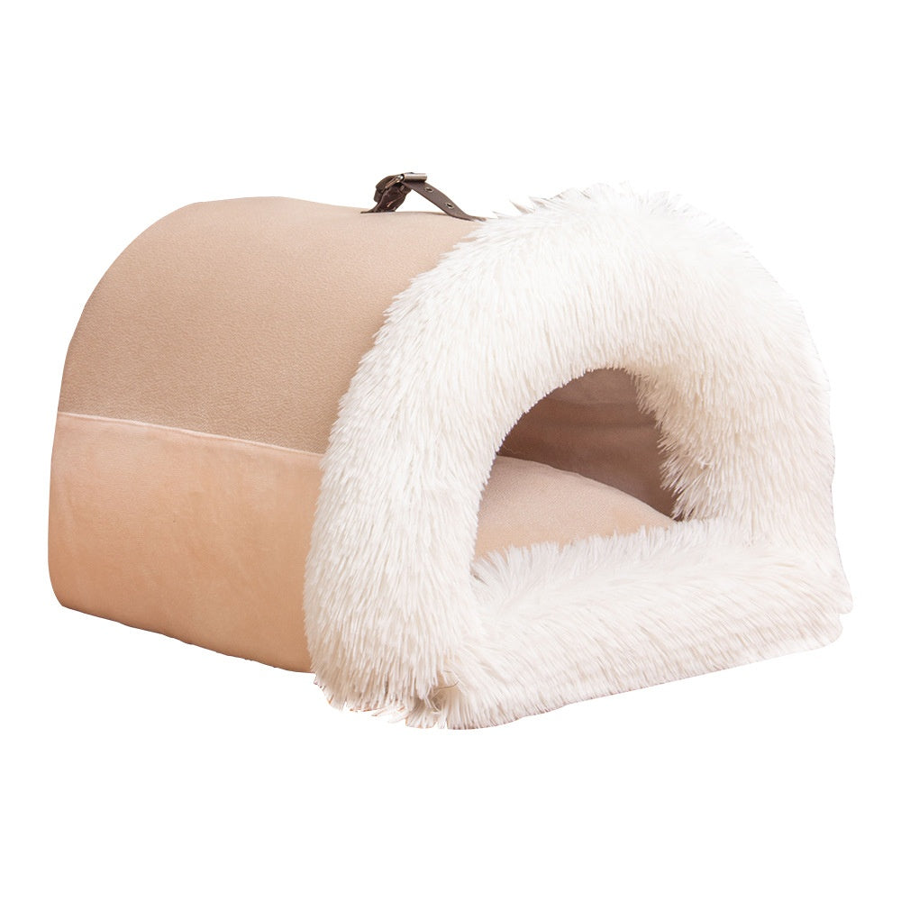 New Splice Portable Pet Nest Portable Autumn And Winter Warm Dog Nest Moisture-proof Long Fur Cat Nest Cross Border Pet Nest Bettertoshop.com