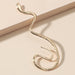Non-hole Ear Clip Vintage Zircon Snake-shaped Earrings For Women Exaggerated Fake Cartilage Ear Cuff Fashion Jewerly Gifts Bettertoshop.com