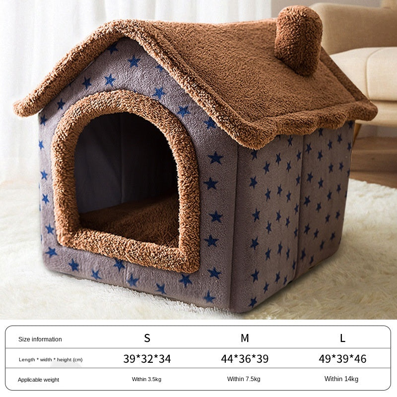 Pet Bed Small Dog Teddy Cat Litter Four Seasons Universal Dog House Dog Bed Pets Supplies Bettertoshop.com