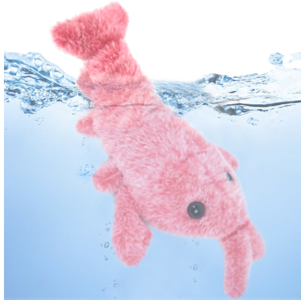 Pet Toys Electric Jumping Shrimp USB Charging Simulation Lobster Funny Cat Plush Pets Toy Bettertoshop.com