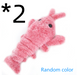 Pet Toys Electric Jumping Shrimp USB Charging Simulation Lobster Funny Cat Plush Pets Toy Bettertoshop.com