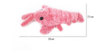 Pet Toys Electric Jumping Shrimp USB Charging Simulation Lobster Funny Cat Plush Pets Toy Bettertoshop.com