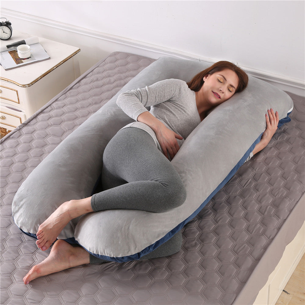 Pure Cotton Pure Color Maternity Pillow U Type Bettertoshop.com