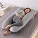 Pure Cotton Pure Color Maternity Pillow U Type Bettertoshop.com