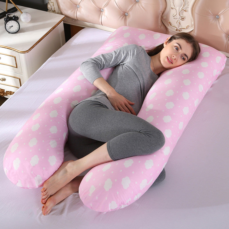 Pure Cotton Pure Color Maternity Pillow U Type Bettertoshop.com