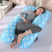 Pure Cotton Pure Color Maternity Pillow U Type Bettertoshop.com