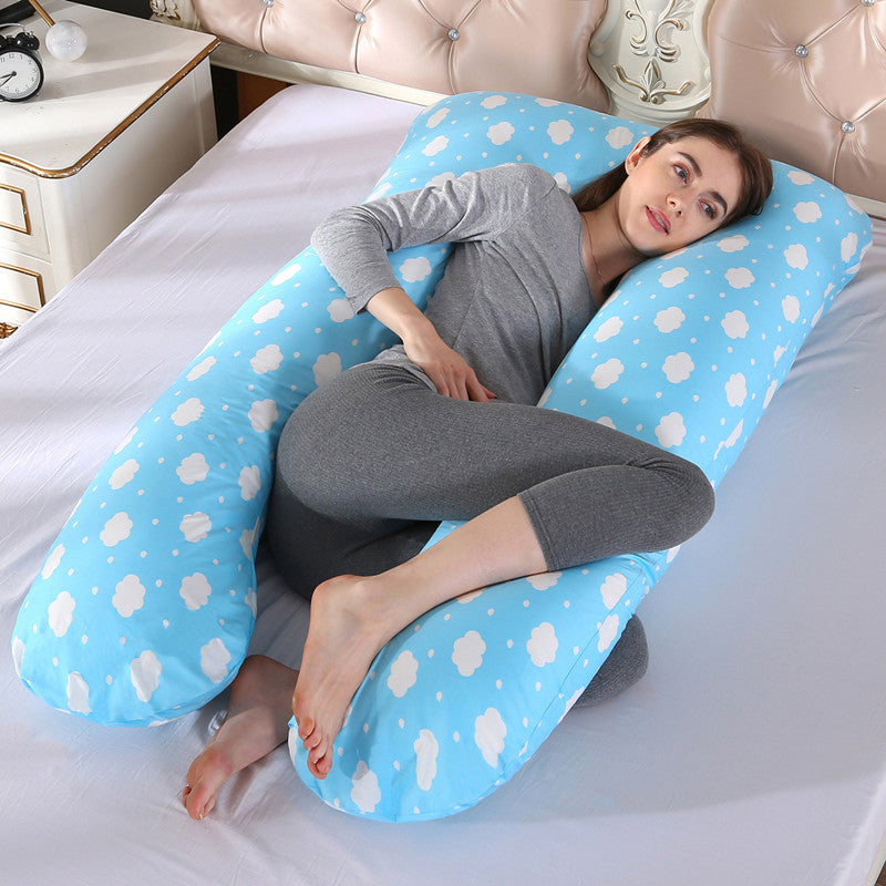 Pure Cotton Pure Color Maternity Pillow U Type Bettertoshop.com