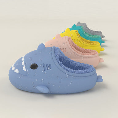 Shark Shoes For Child Cute Waterproof Warm Slippers Home Shoes Kids Bettertoshop.com