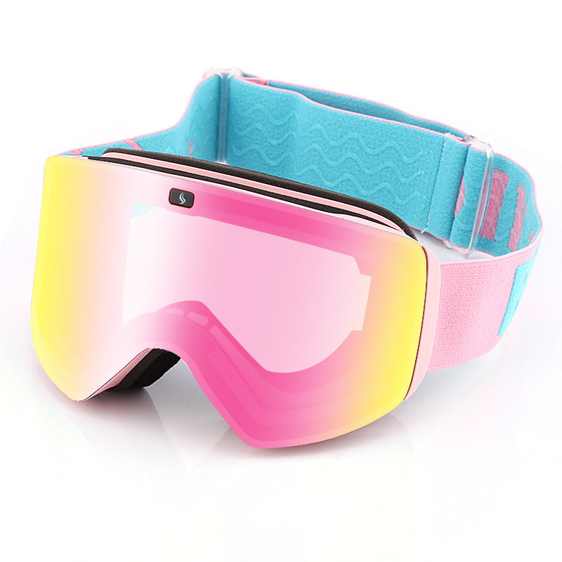 Snow Goggles with Magnetic Interchangeable Dual Layer Bettertoshop.com