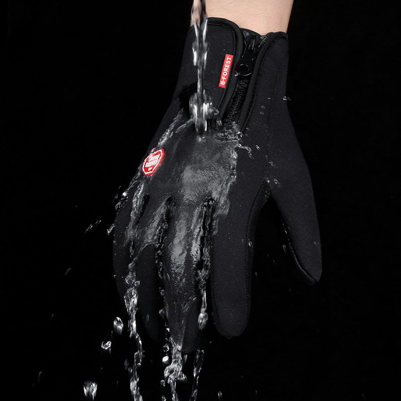 Winter Gloves Touch Screen Riding Motorcycle Sliding Waterproof Sports Gloves With Fleece Bettertoshop.com