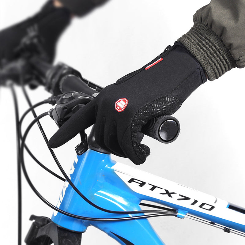 Winter Gloves Touch Screen Riding Motorcycle Sliding Waterproof Sports Gloves With Fleece Bettertoshop.com