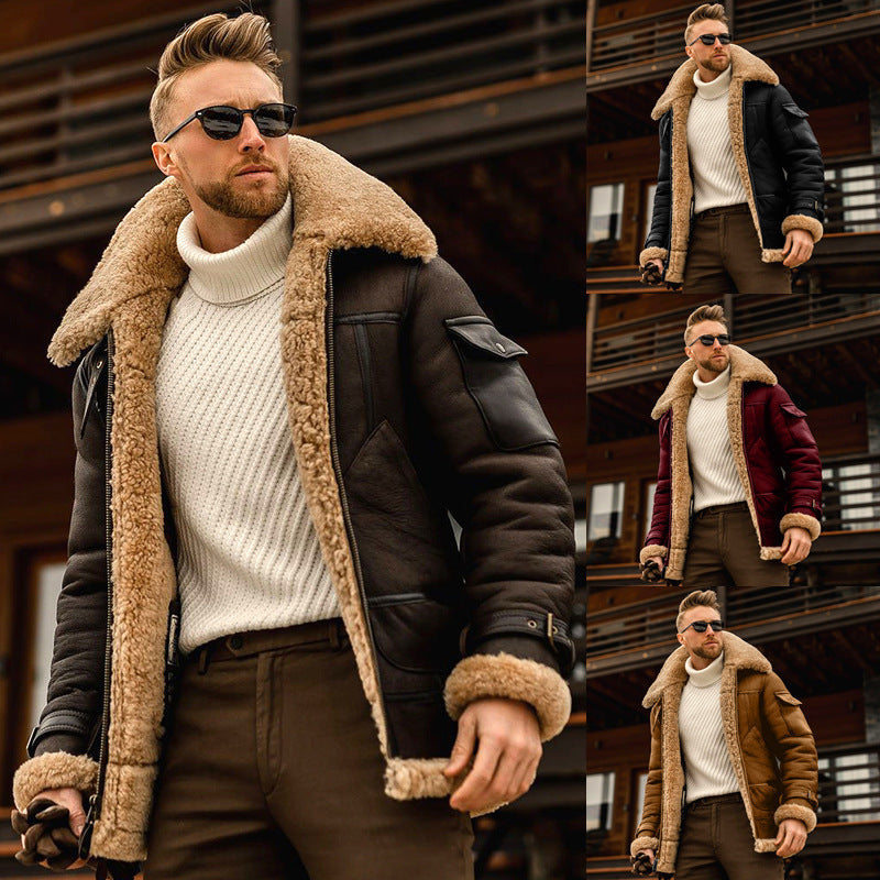 Winter Jacket Mens Military Fleece Warm Jackets Male Fur Collar Coats Army Tactical Jacket Bettertoshop.com