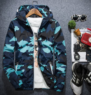 Covrlge Men Camouflage Jackets - Better To Shop LLCmen clothingCovrlge Men Jacket Fashion Spring Men Brand Camouflage Jackets Casual Mens Coat Men's Hooded Luminous Zipper Coats MWJ011 Bettertoshop.comCJNSWTXZ00152 - Blue - 3XL1