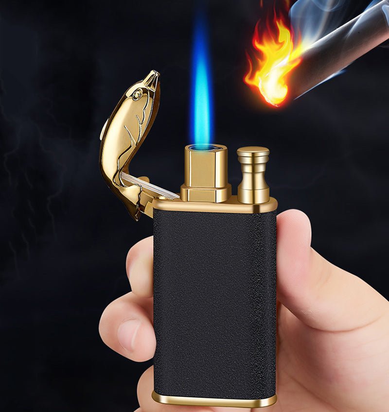 Creative Blue Flame Lighter - Better To Shop LLChome decoreCreative Blue Flame Lighter Dolphin Dragon Tiger Double Fire Metal Winproof Lighter Inflatable Lighter Bettertoshop.comCJJT150154601AZ5