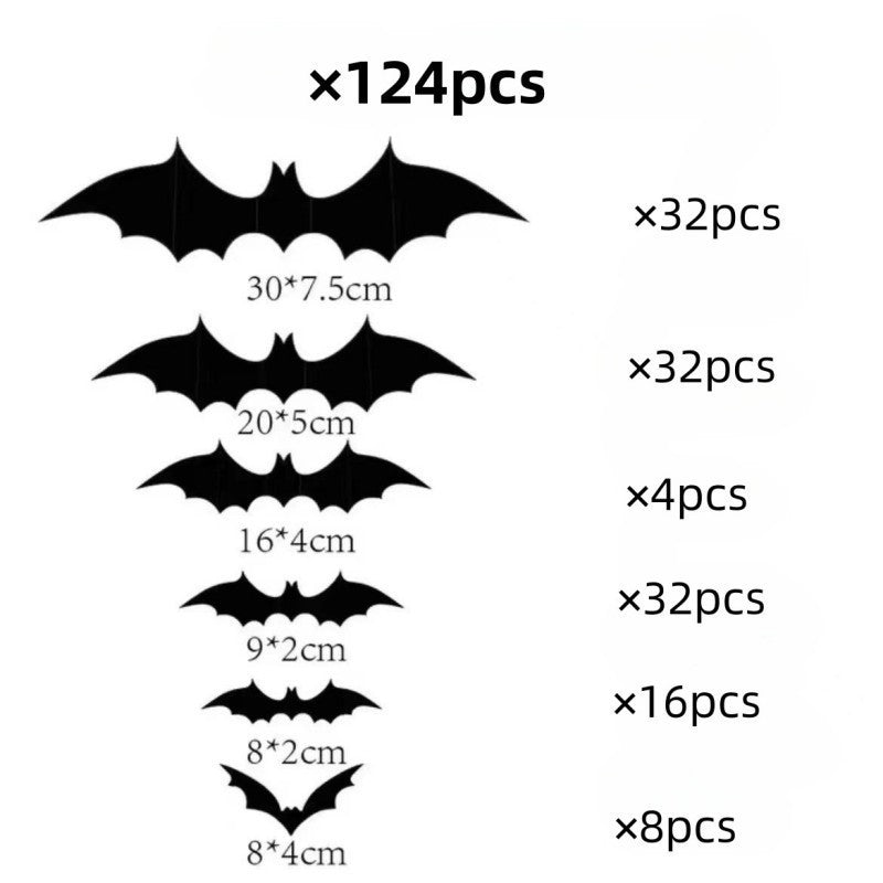 Halloween Decorations Bats Wall Decor Halloween Party Decorations Indoor Outdoor